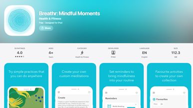 Breathr screen app