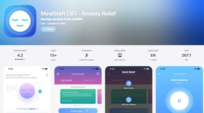 MindShift screen app